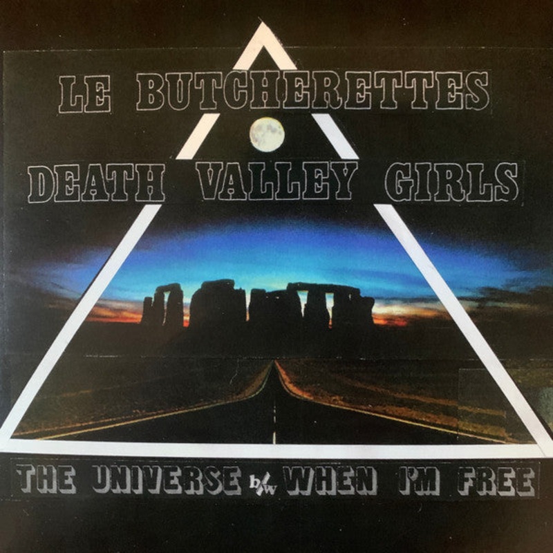 Le Butcherettes / Death Valley Girls  The Universe / When I’m Free “Space Junk Splatter” Color Vinyl 7″ Record