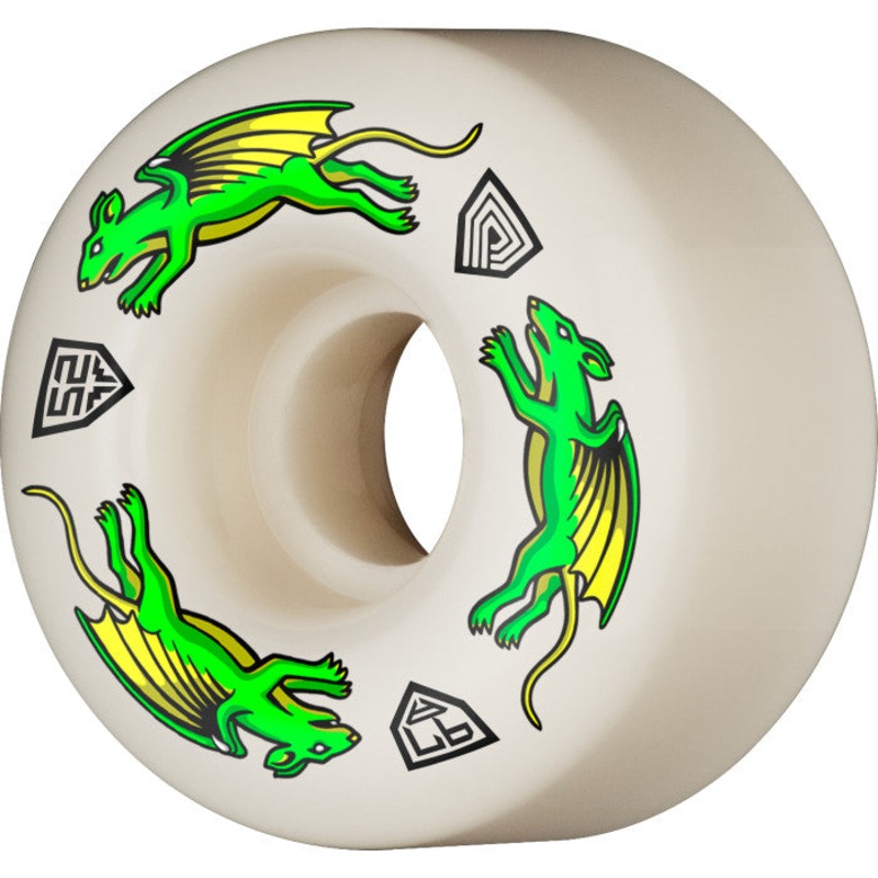 POWELL PERALTA DRAGON FORMULA NANO RATS 52mm 97a SKATEBOARD WHEELS