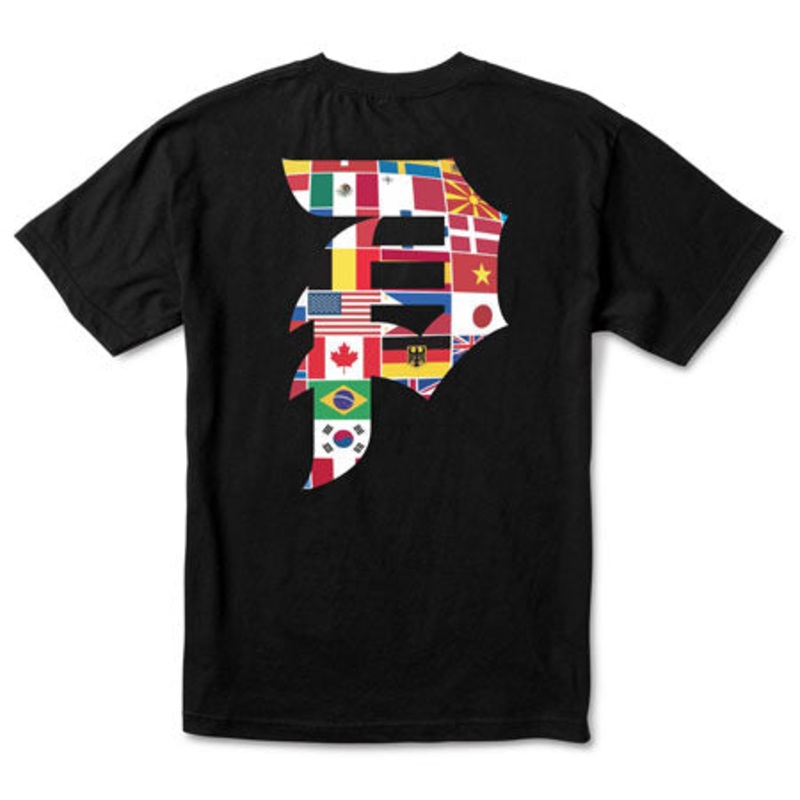 Primitive Skateboarding Dirty P Union T Shirt Black Medium
