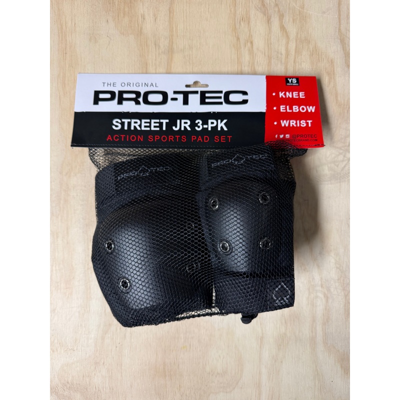 Pro-Tec Street Junior 3-Pack – Black Youth Small
