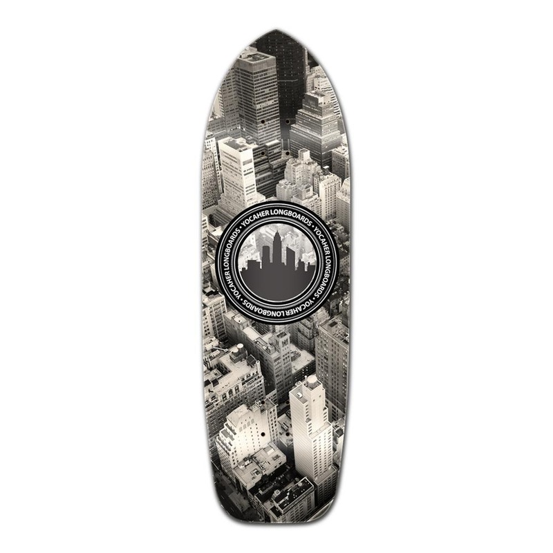 Punked Old School Longboard Deck – New York Deck