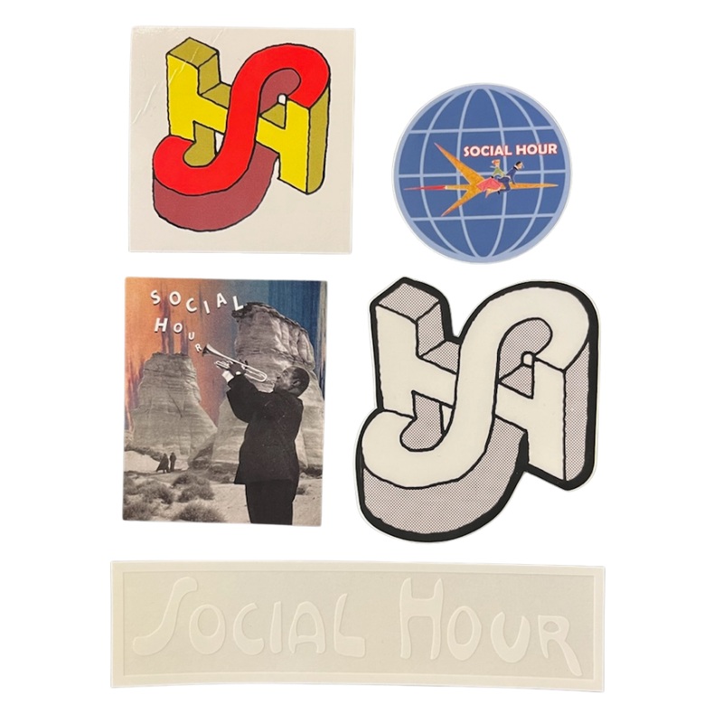 Social Hour Sticker Pack (5 Count)
