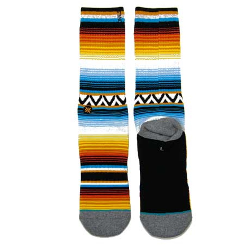 Stance Entitlement Crew Socks Orange Large