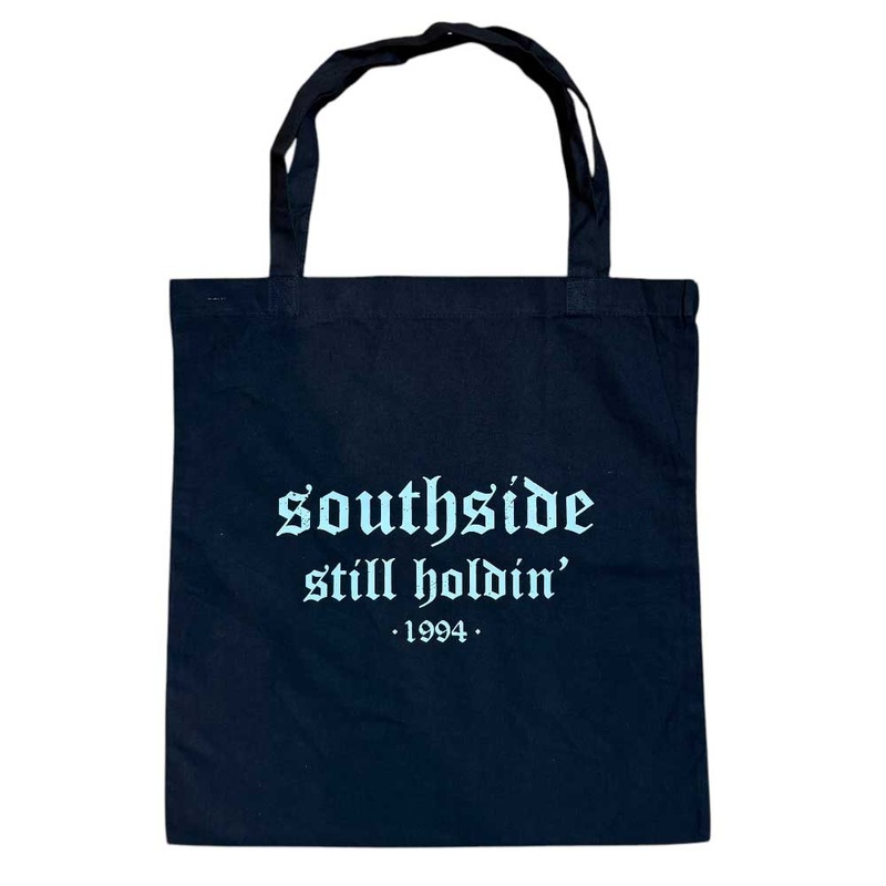 Still Holdin 1994 Black Tote Southside Skatepark 15×15 inch