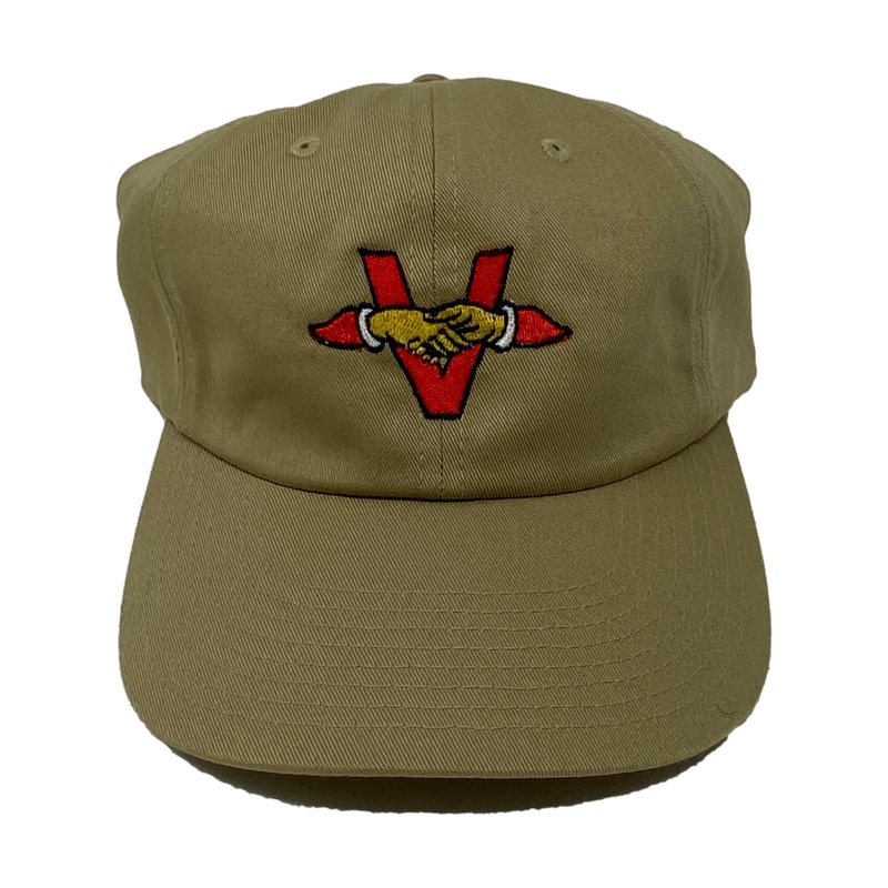 Venue Dad Hat Embroidered Hands Logo Driftwood