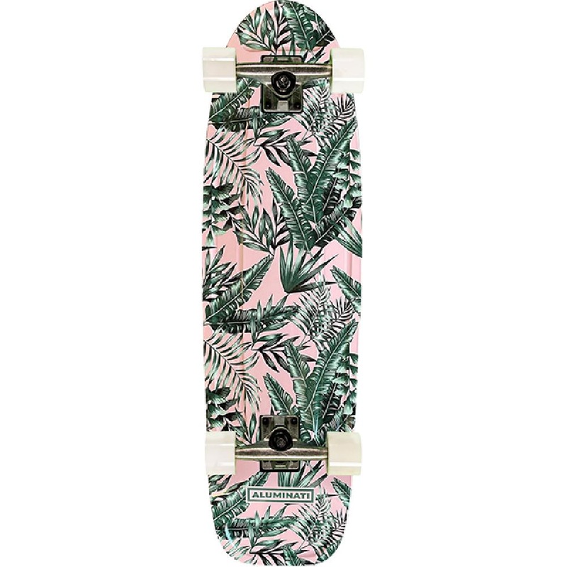 Aluminati Flush Floral 28″ Cruiser Complete Skateboard Complete