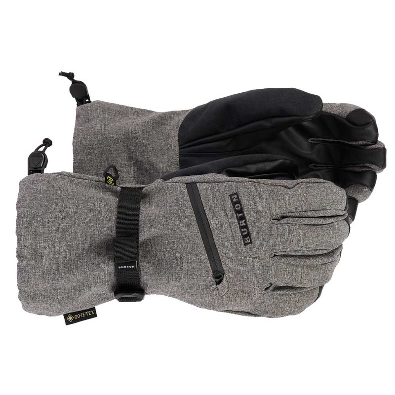 Burton Men’s GORE-TEX Gloves 2025 Small Gray Heather