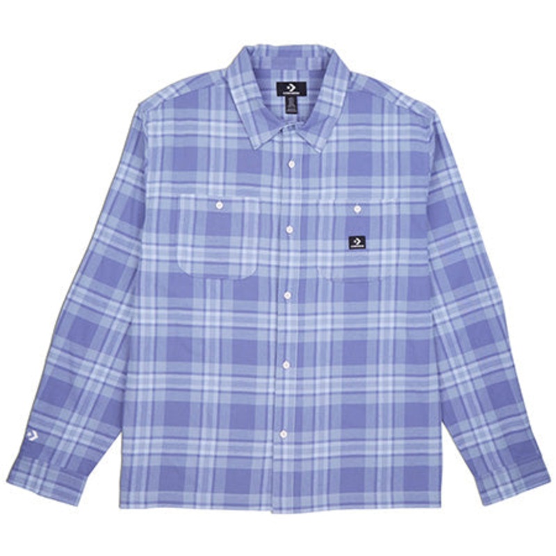 Converse Plaid Button Down Shirt Thunder Daze Small