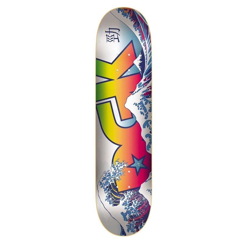 DGK Tsunami Rainbow Deck 8.1