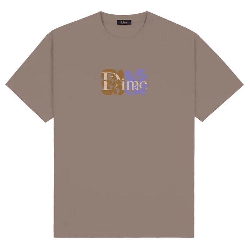 Dime Classic Duo T Shirt Deep Sepia Medium