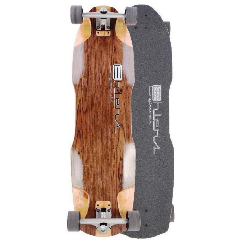 Downhill Kicktail Road Warrior Dark Walnut 36″ Longboard Complete