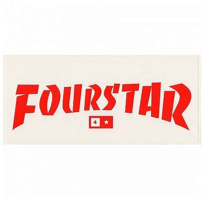 Fourstar Highspeed Sticker Red Large