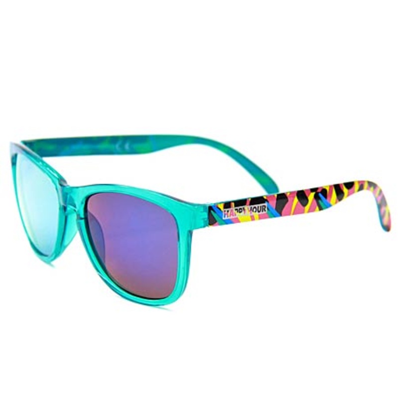 Happy Hour Eyewear Team Tag Sunglasses Transparent Green One size fits all