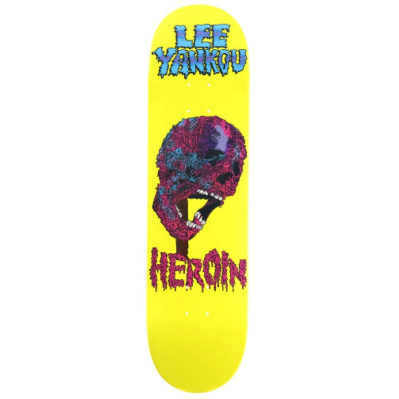 Heroin Lee Yankou Face Melter Skateboard Deck 8.25″ 8.5″