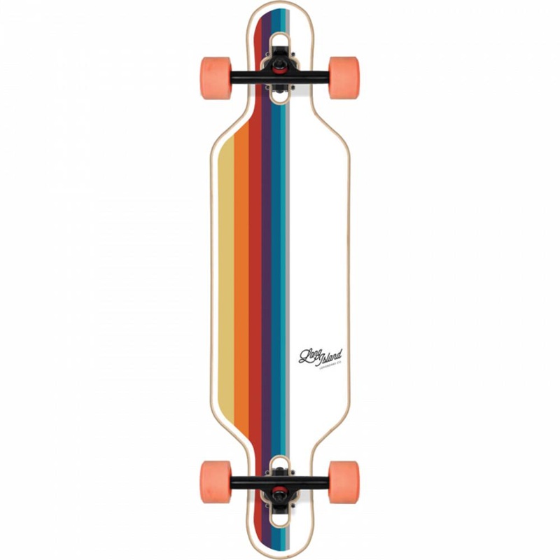 Long Island Trestless 36.95″ Drop Through Longboard Complete
