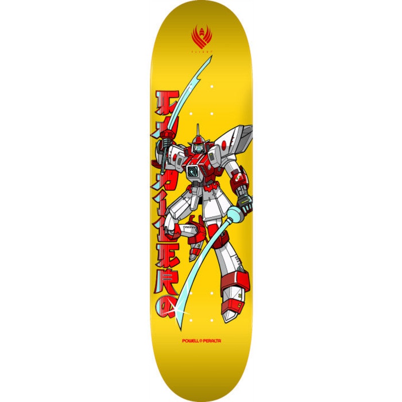 POWELL PERALTA CABALLERO GUNDAM YELLOW 8.25″ FLIGHT SKATEBOARD DECK