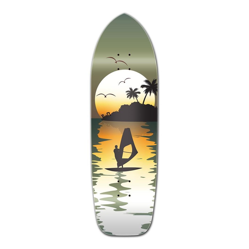 Punked Old School Longboard Deck – Surfer Deck