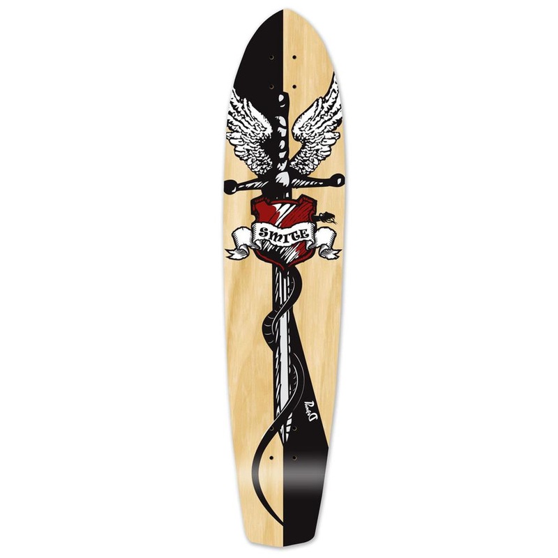 Punked Slimkick Longboard Deck – Smite Deck