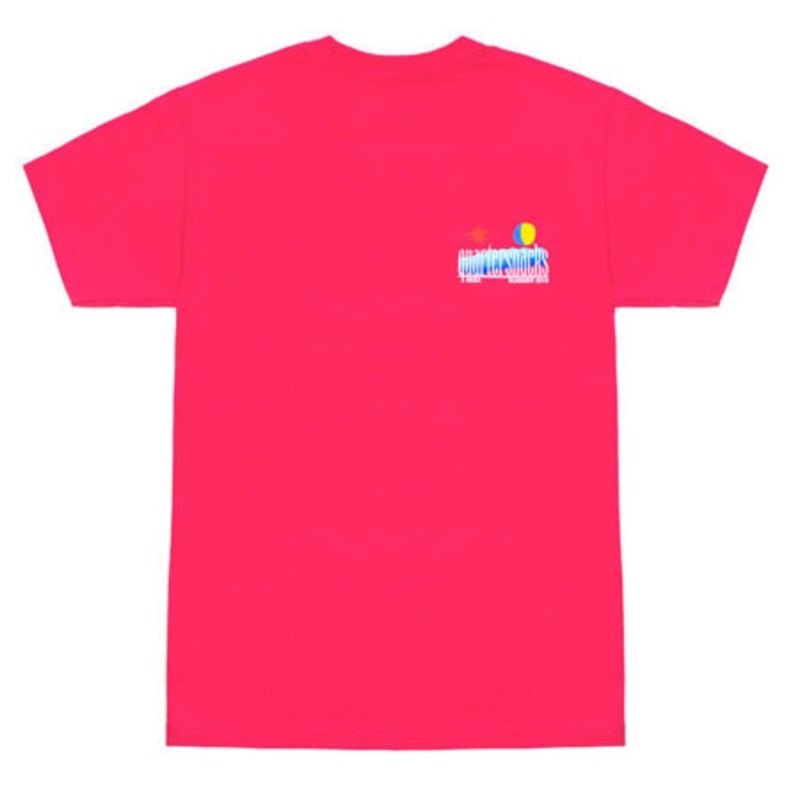 Quartersnacks Summer 2019 T Shirt Coral Small