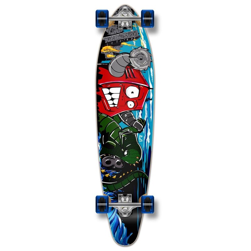 Robot Kicktail 40″ Longboard Complete