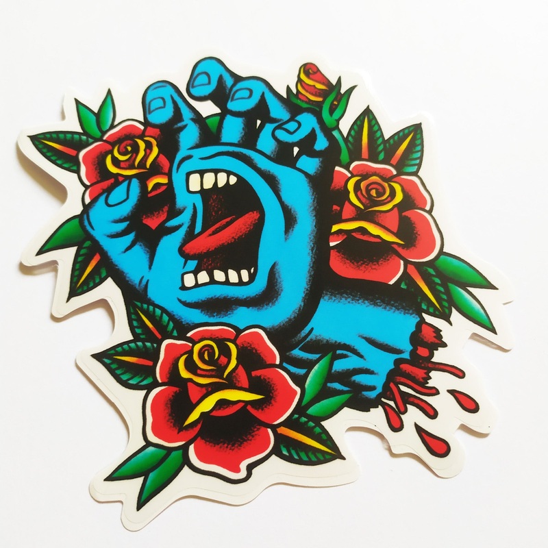 Santa Cruz – Flash Hand Sticker