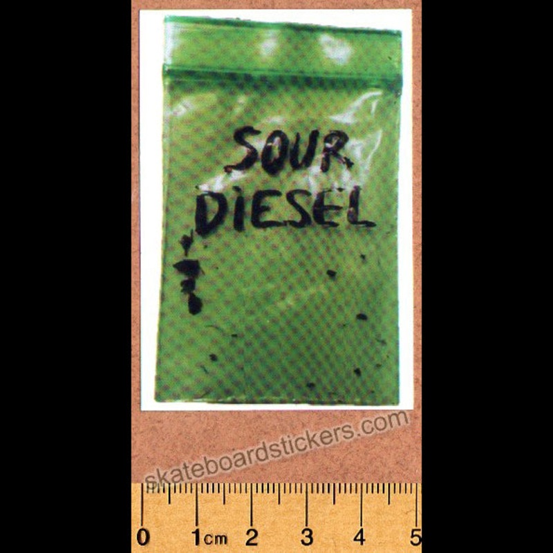Sour Solution Skateboards Skateboard Sticker – Sour Diesel