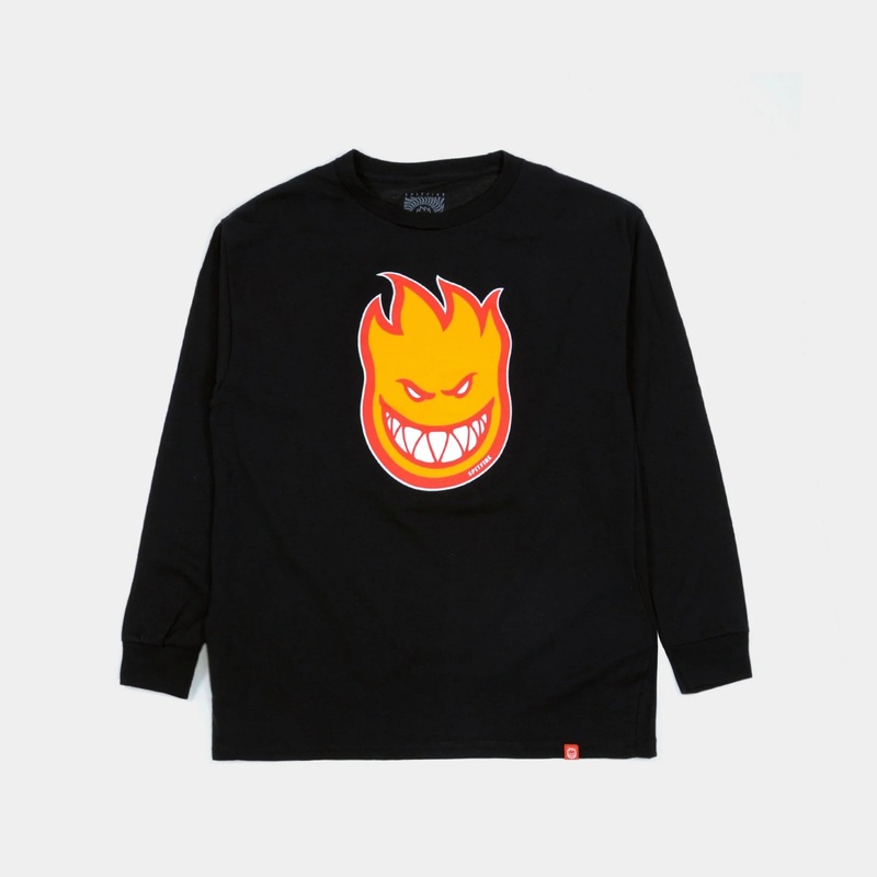 Spitfire Youth Bighead Fill Long Sleeve T-Shirt – Black Kids XL