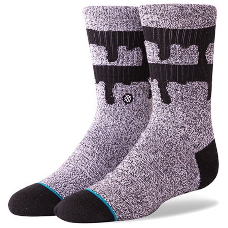 Stance Drips Kids Socks Grey Large