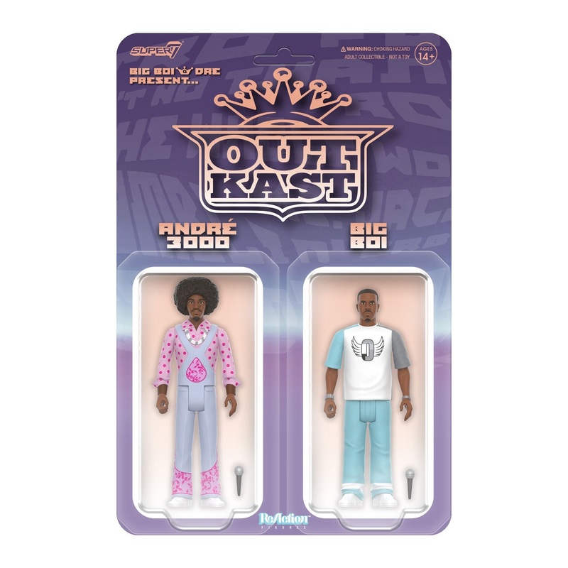 Super7 x Outkast – Andre 3000 – Big Boi (Big Boi & Dre Present) ReAction Figures