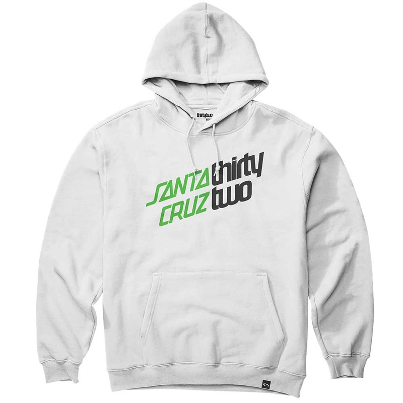 ThirtyTwo x Santa Cruz Pullover Hoodie XL White