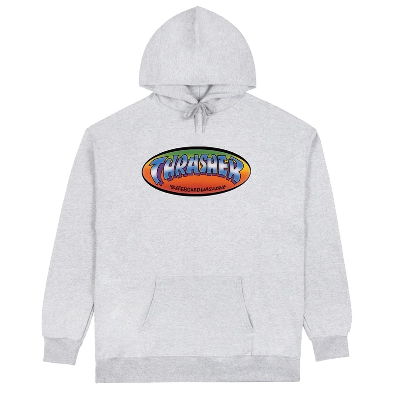 Thrasher Ninety-Five by Spanky Hoodie Ash Grey S