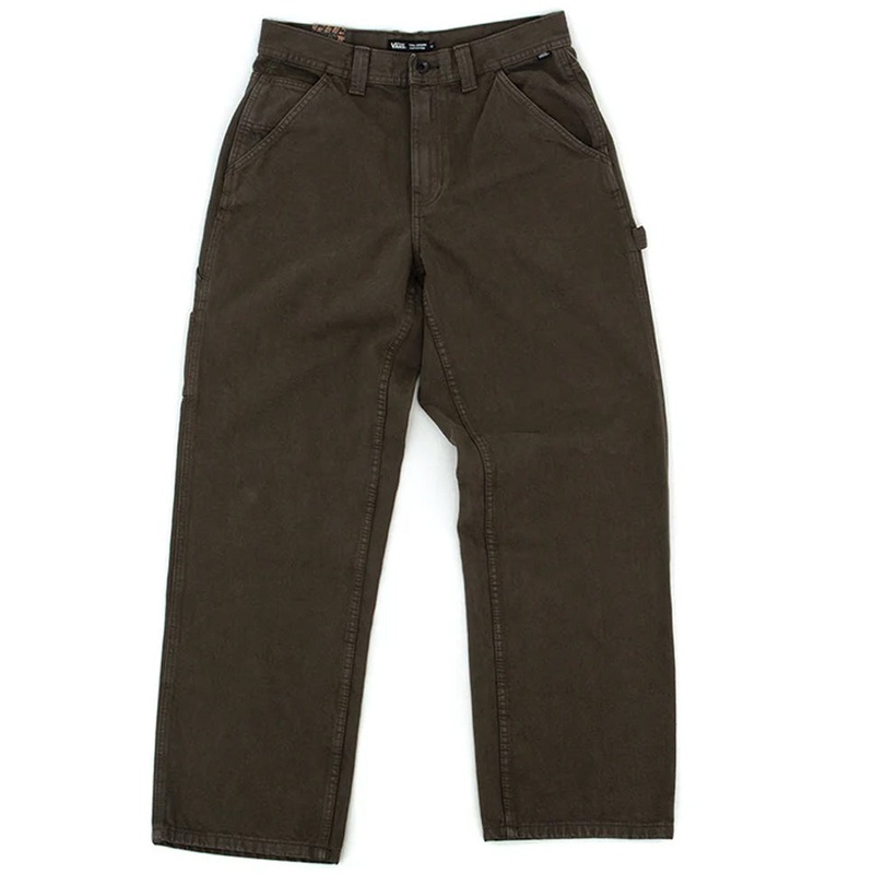 Vans Drill Chore Carpenter Loose Denim Pants Turkish Coffee 28