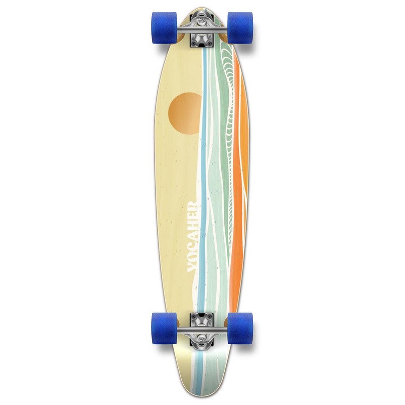 Yocaher Horizon Day 40″ Kicktail Longboard Complete