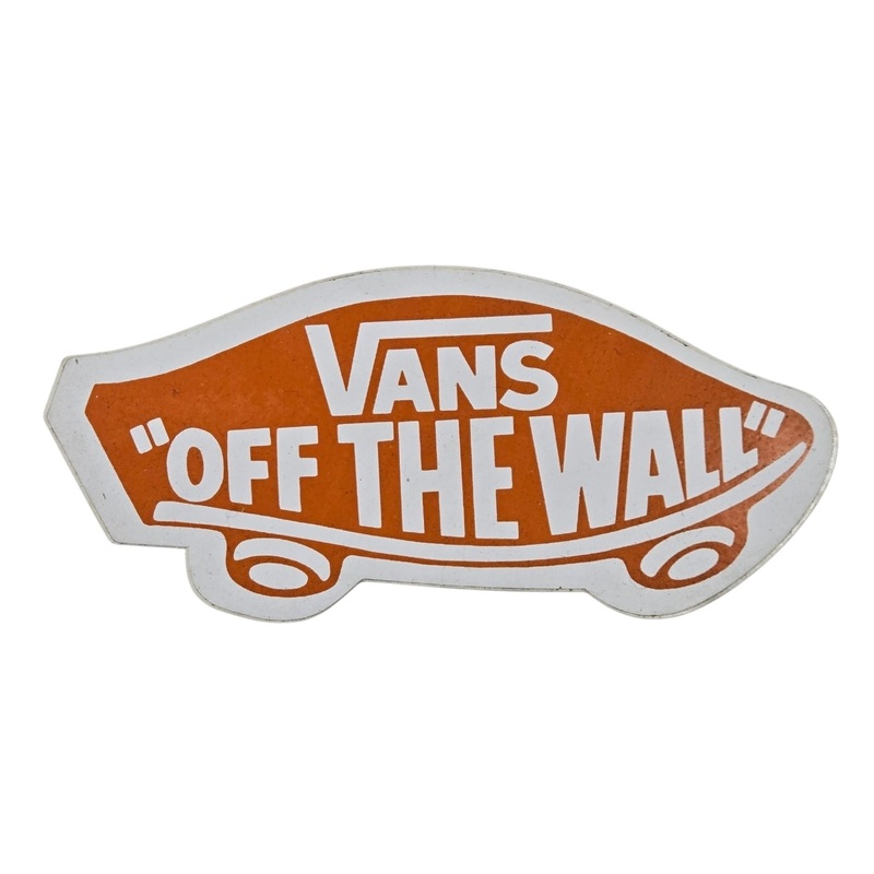 6″ Vintage 80s VANS Off The Wall sticker – ORANGE