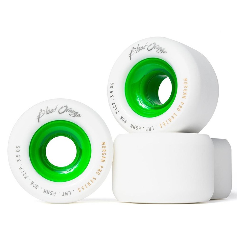 Blood Orange Morgan Pro Series 65mm/80A White Wheels | set of 4 Blood Orange Morgan Pro Series 65mm/80A White Wheels