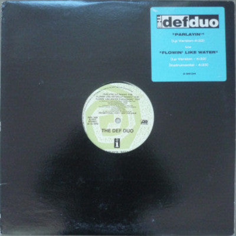Def Duo, The – Parlayin’ / Flowin’ Like Water Vinyl LP Record *USED 1992 RELEASE*