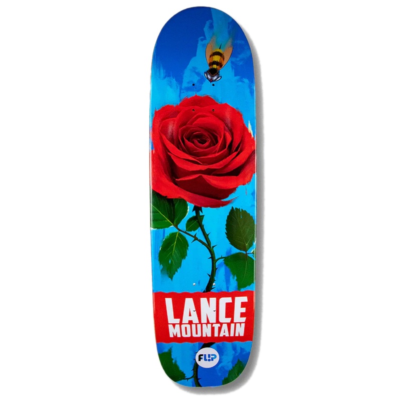 Flip Mountain Flower Power Blue Shaped 8.75″ Skateboard Deck 8.75″ WB 14.0″