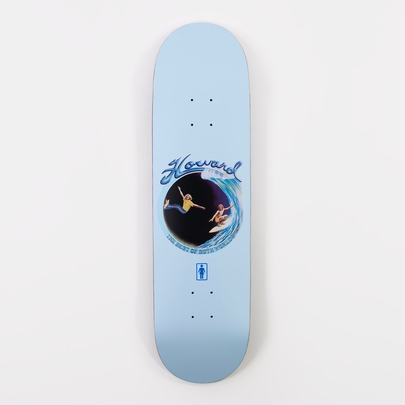 Girl 8.25″ Rick Howard Best of Both Worlds Deck – Blue 8.25″