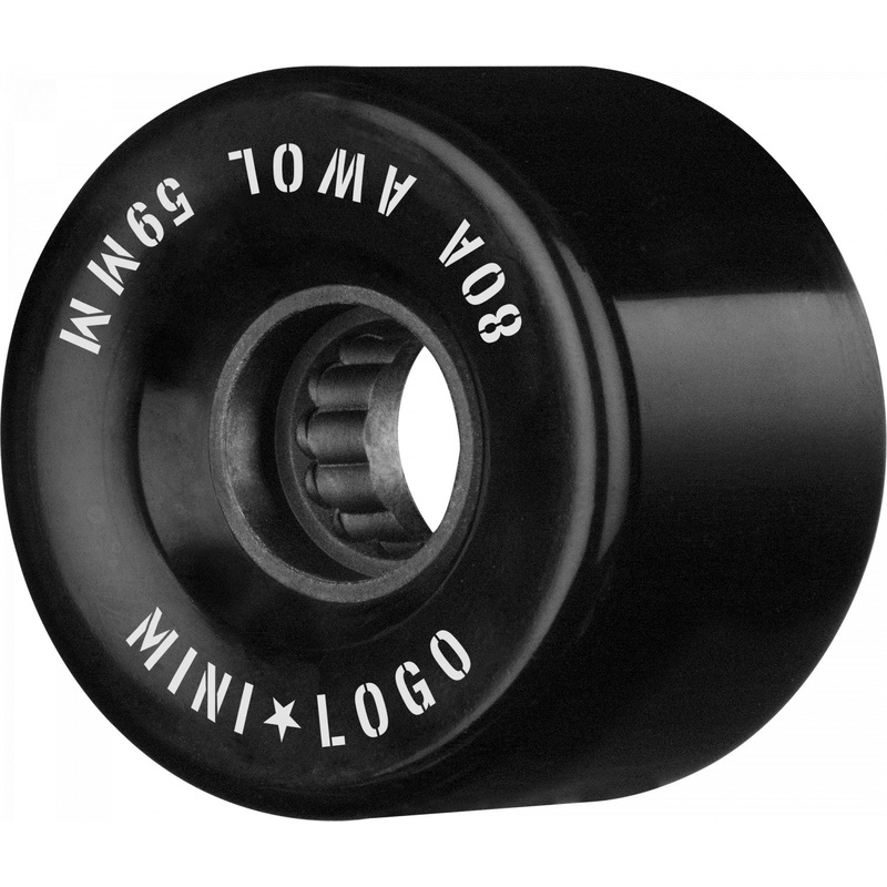 Mini Logo AWOL Cruiser Wheels Black 80A 59MM