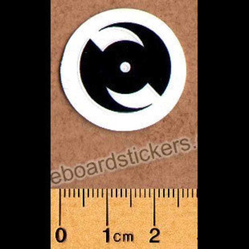 New Deal Old School Skateboard Sticker – small