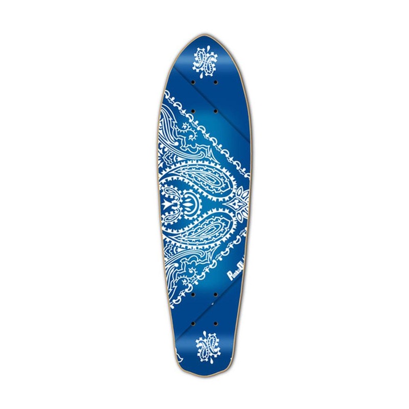 Punked Micro Cruiser  Deck – Bandana Blue Deck