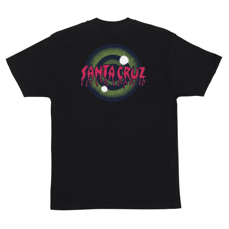 Santa Cruz Roskopp Iris T-Shirt Small Black