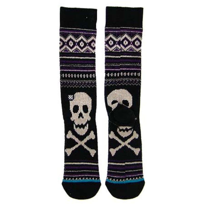Stance Death Crew-Socks Black Large