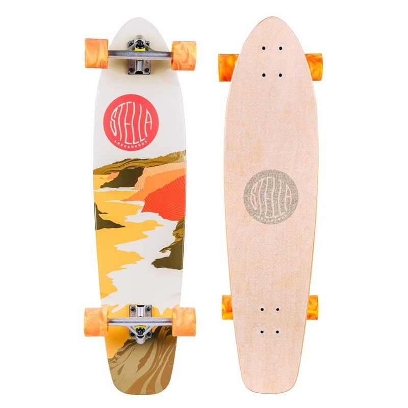 Stella Chroma Day 38″ Kicktail Longboard Complete