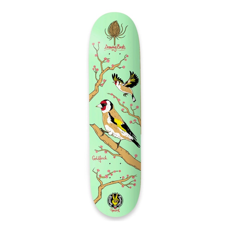 The Drawing Boards – 8.5″ – Seasonal Birds Deck – Goldfinch Deck