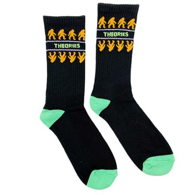 Theories Northern Theories Crew Socks Black One size fits all