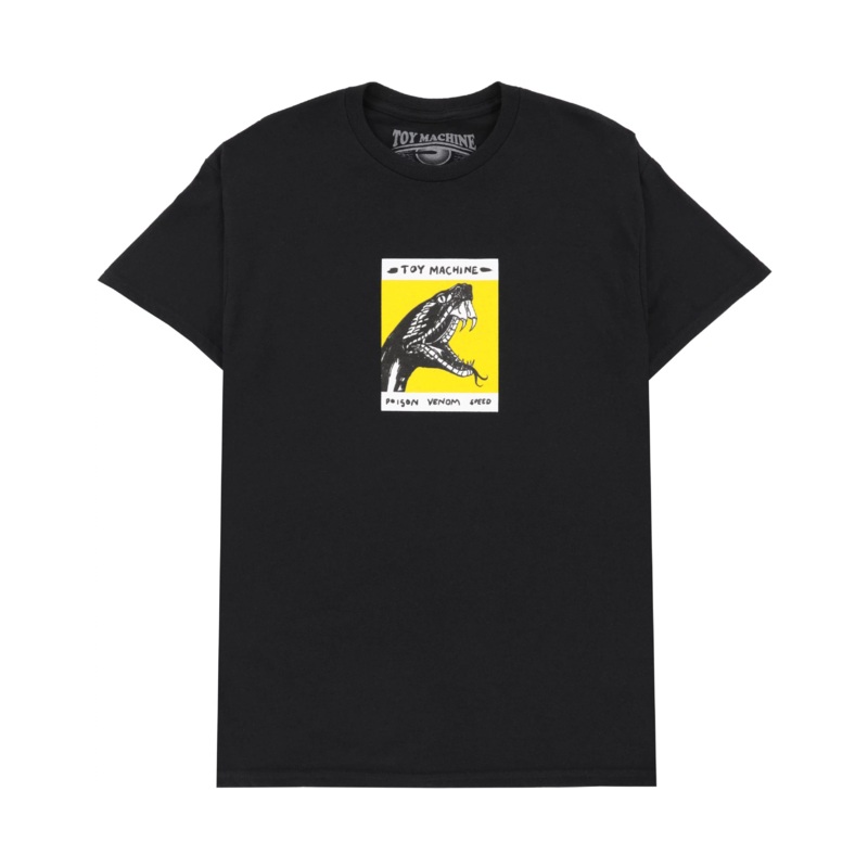 Toy Machine Poison Venom Speed T-Shirt Black Small