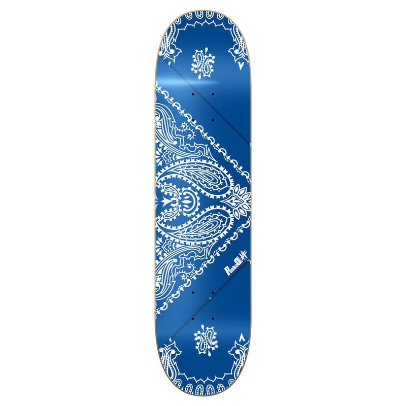 Yocaher Graphic Skateboard Deck – Bandana Blue 7.5″