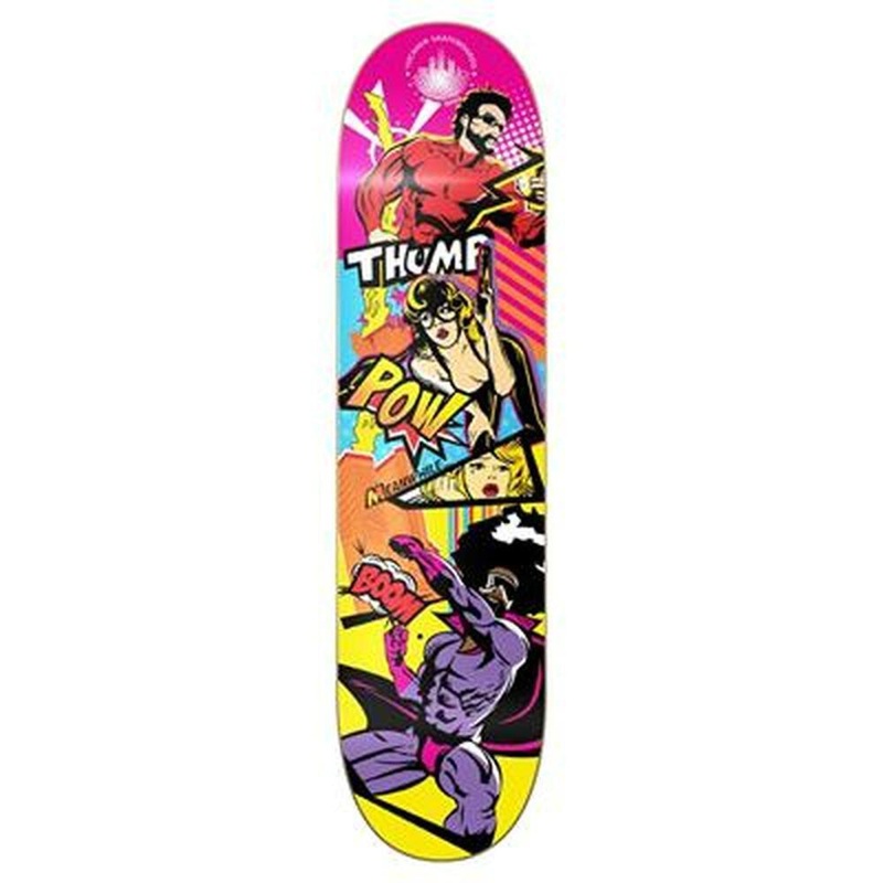 Yocaher Graphic Skateboard Deck – Comix Series – Action 7.5″
