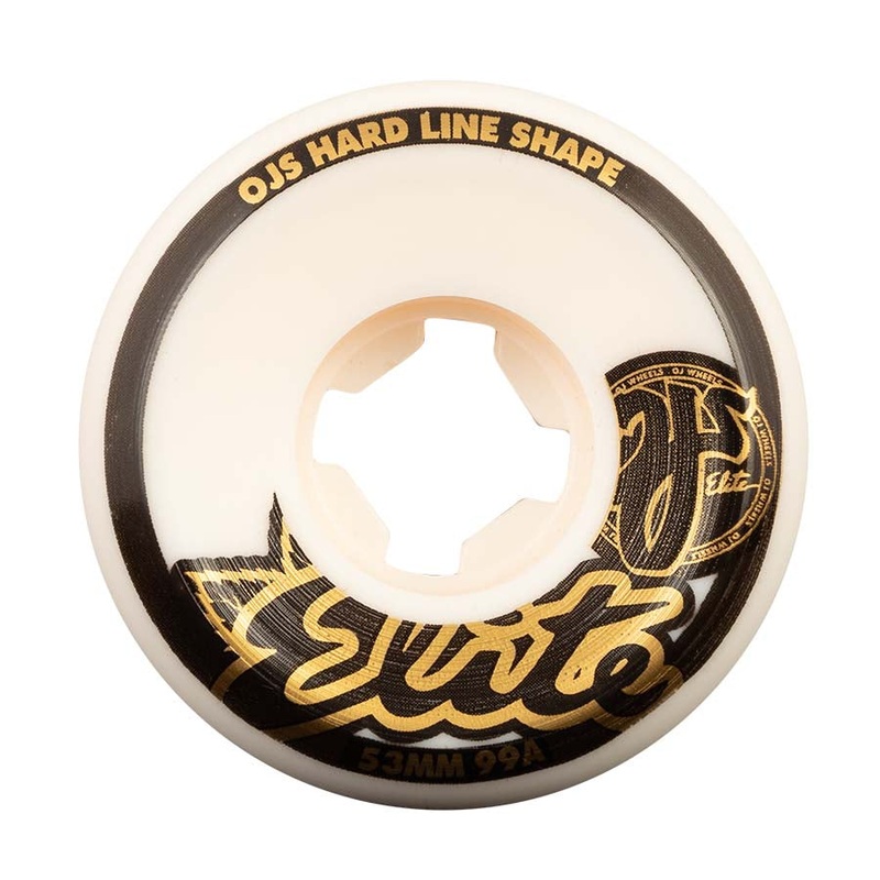 53mm Elite Hardline 99a OJ Skateboard Wheels No Color 53mm